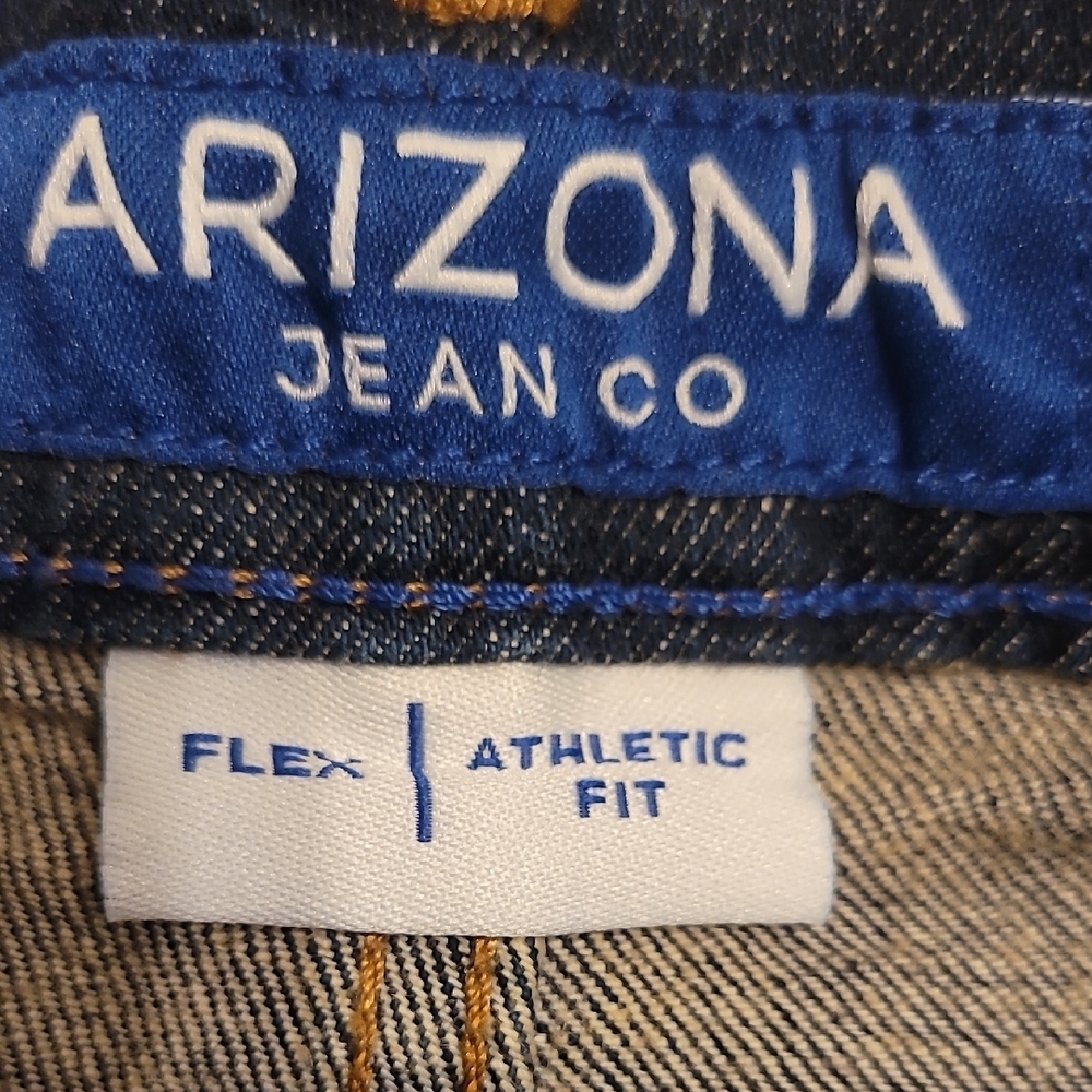 Arizona Jean Company Blue Relaxed Fit Jeans Classic Style - Picture 2 of 4